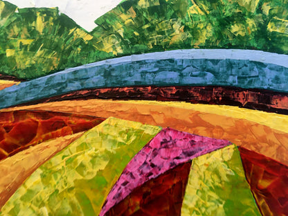 Oil painting The road to the forest Zadorozhnya V. V.