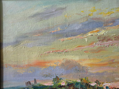Oil painting Evening