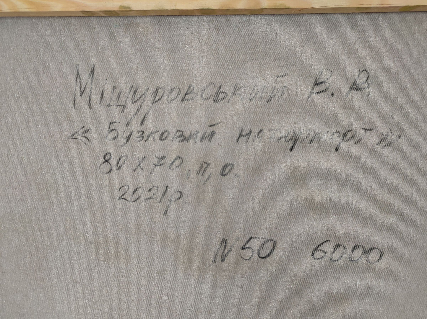 Backdrop of the painting 