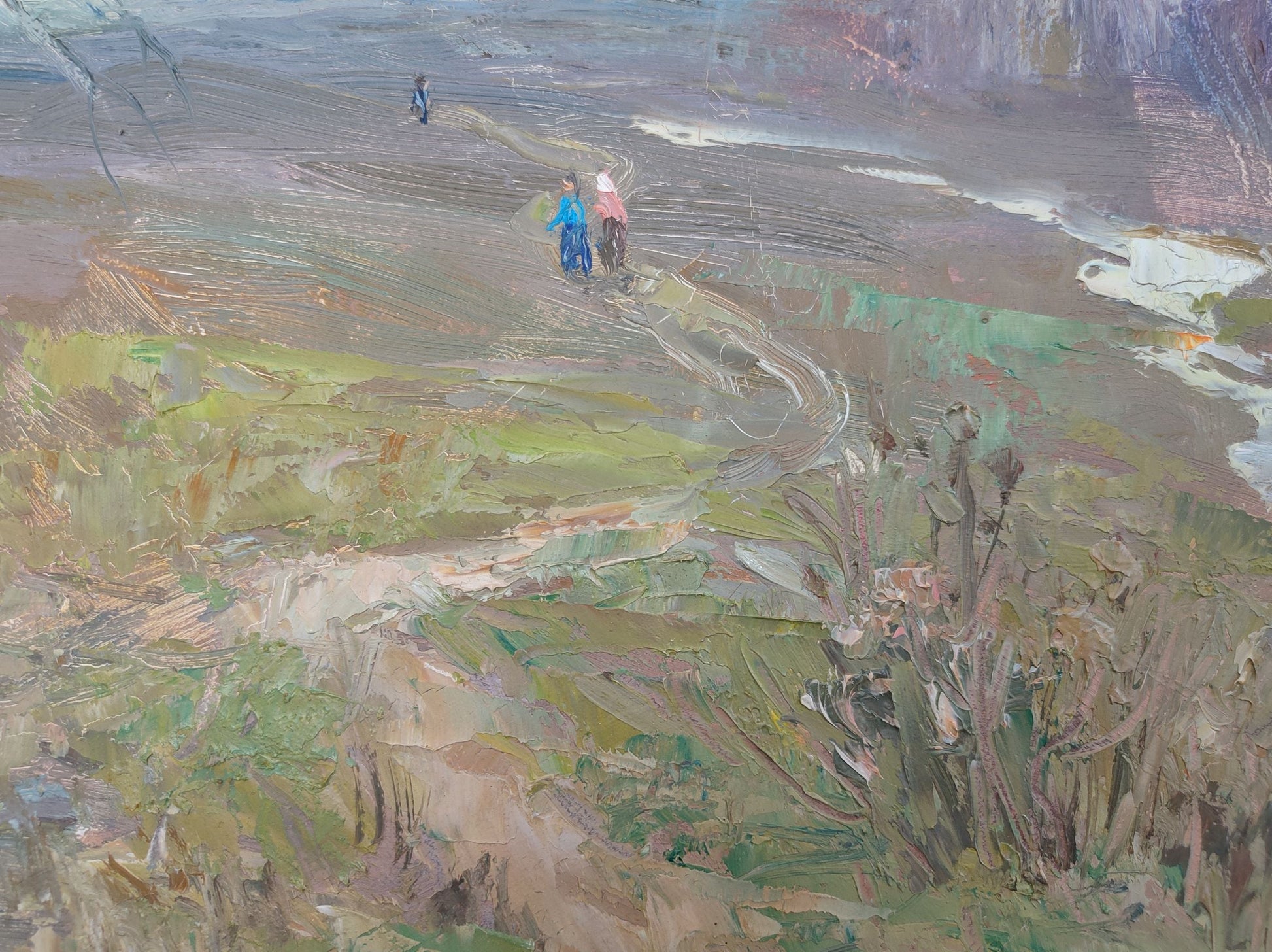 Oil painting April 
