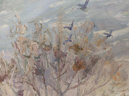Oil Painting Spring Nature Landscape 
