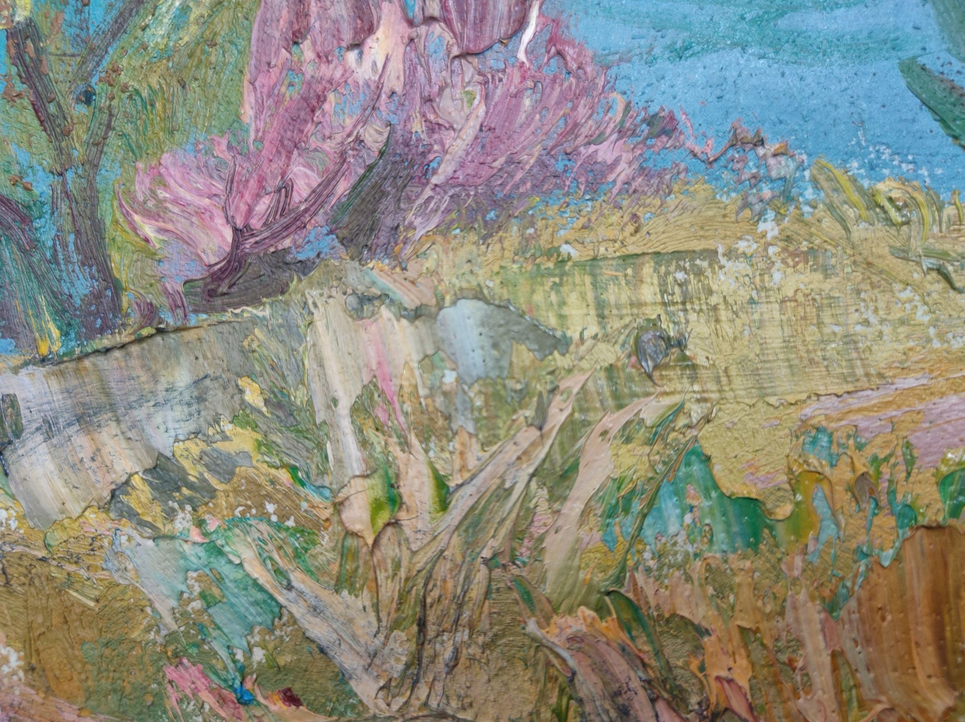 The ocean is brought to life in V. V. Mishurovsky's oil painting titled "Sea"