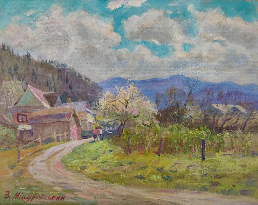 Oil painting Srping Mishurovsky V. V.