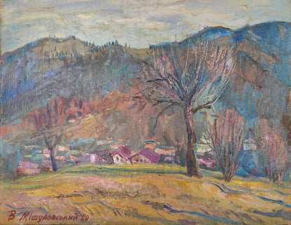 Oil painting March Mishurovsky V. V.