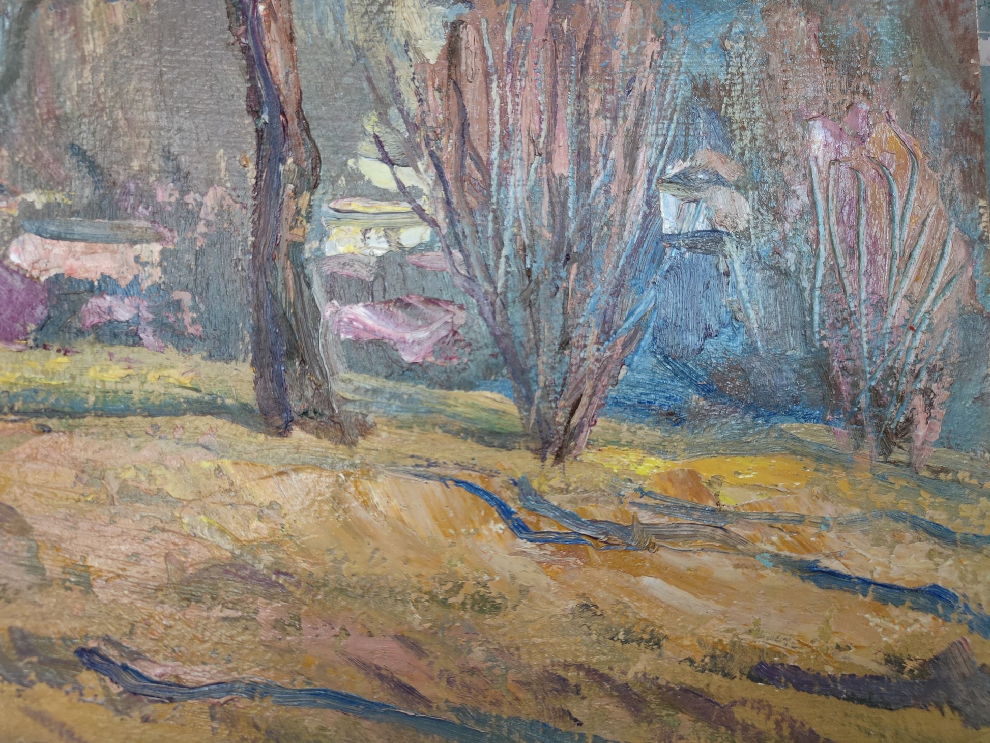 Oil painting March