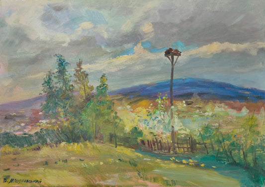 Oil painting Spring fragrance Mishurovsky V. V.