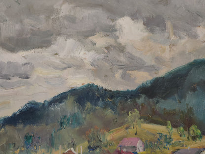 Oil Painting Summer Nature Landscape 