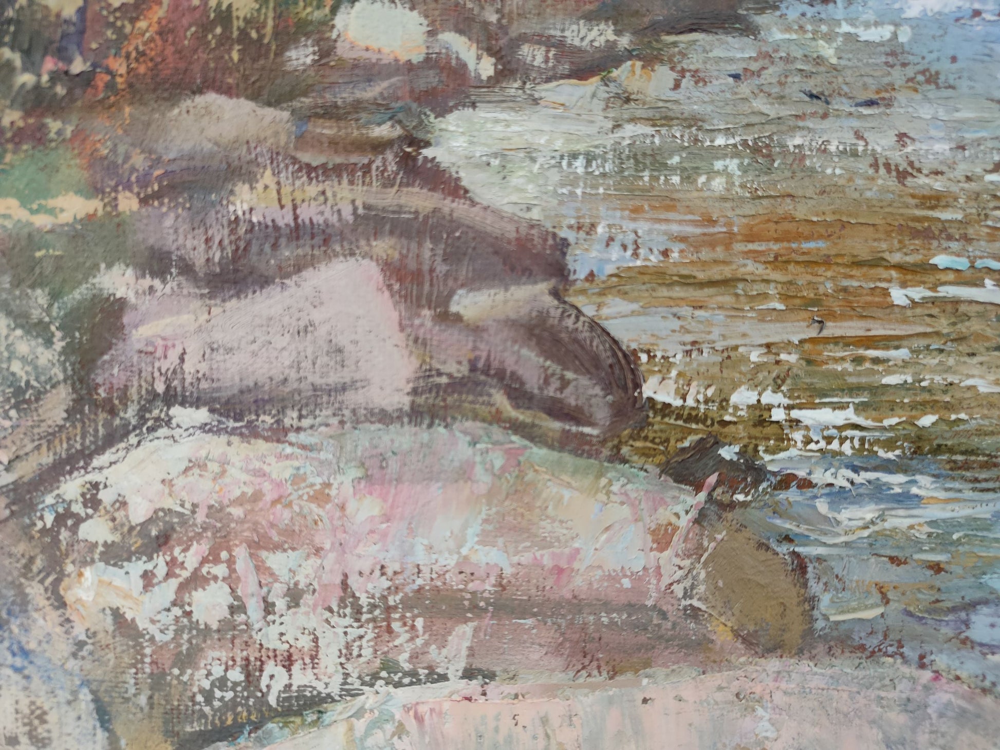 Oil Painting Autumn Nature Landscape 