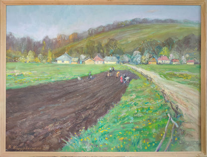 Oil painting Mother Earth Mishurovsky V. V.