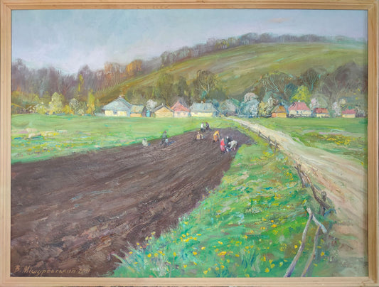 Oil painting Mother Earth Mishurovsky V. V.
