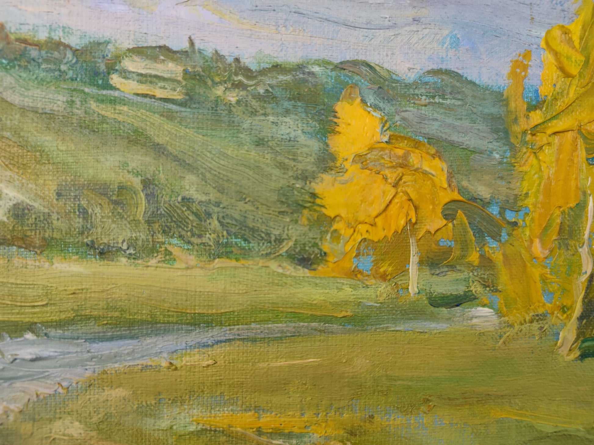 Oil painting Autumn 