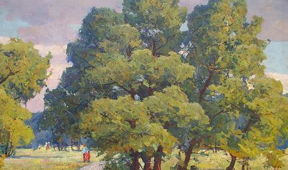 Oil painting Landscape Khitrova Tamara Alexandrovna