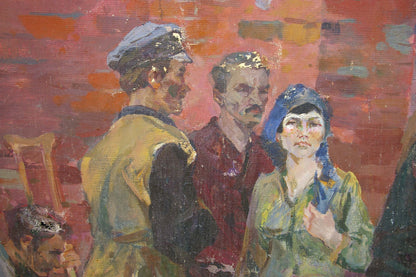 Oil painting To protest Kovalenko Semyon Dmitrievich