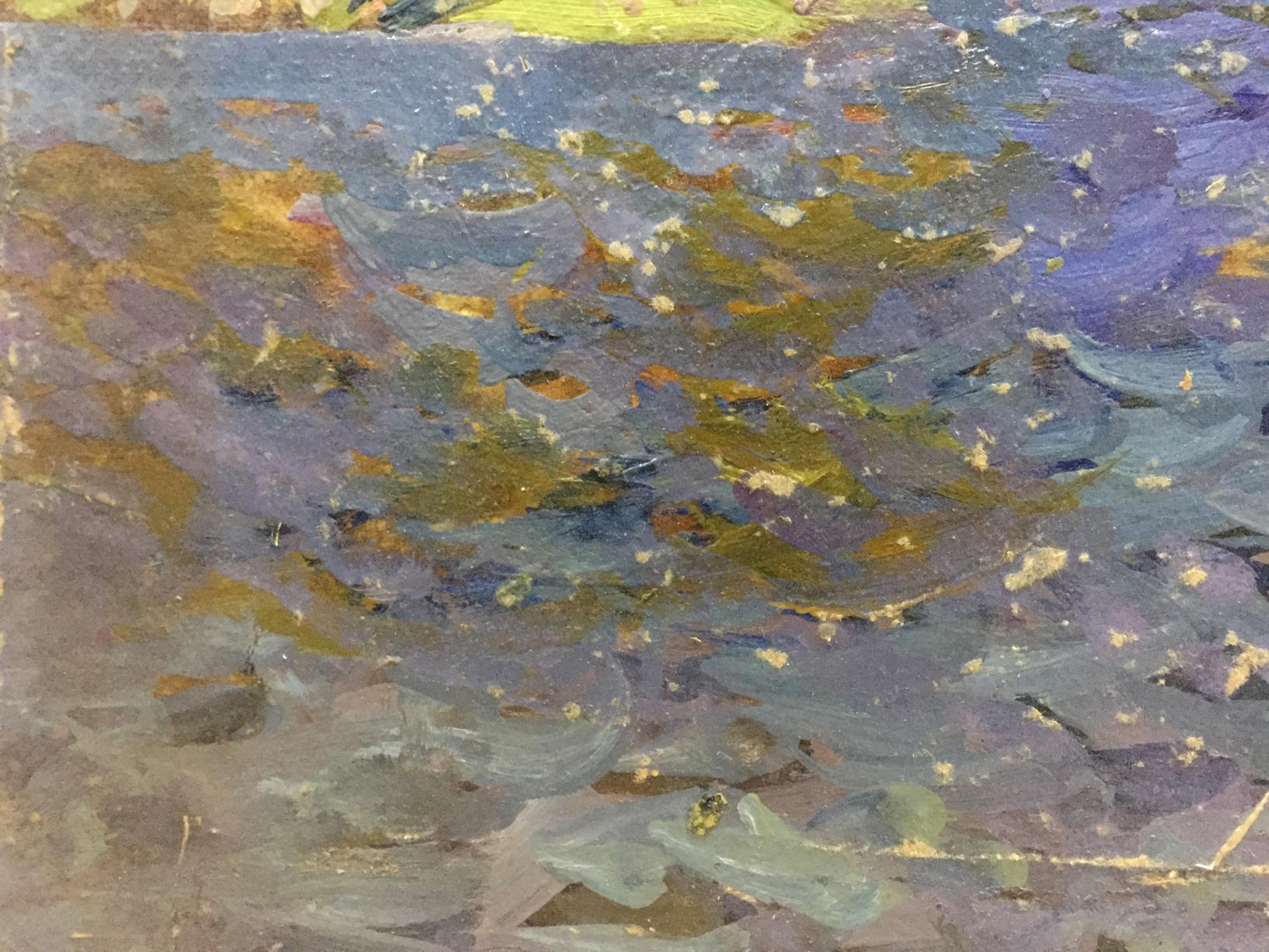 Painting River Landscape