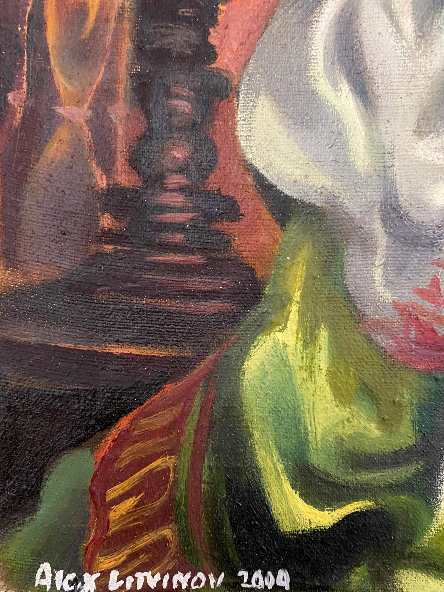 oil portrait painting