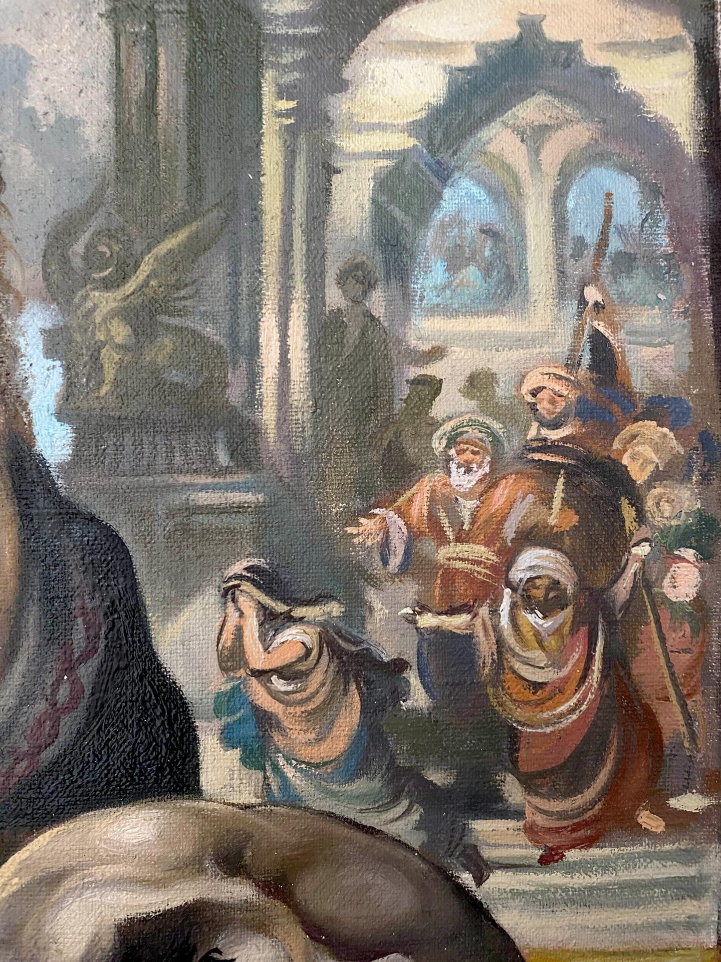 people painting