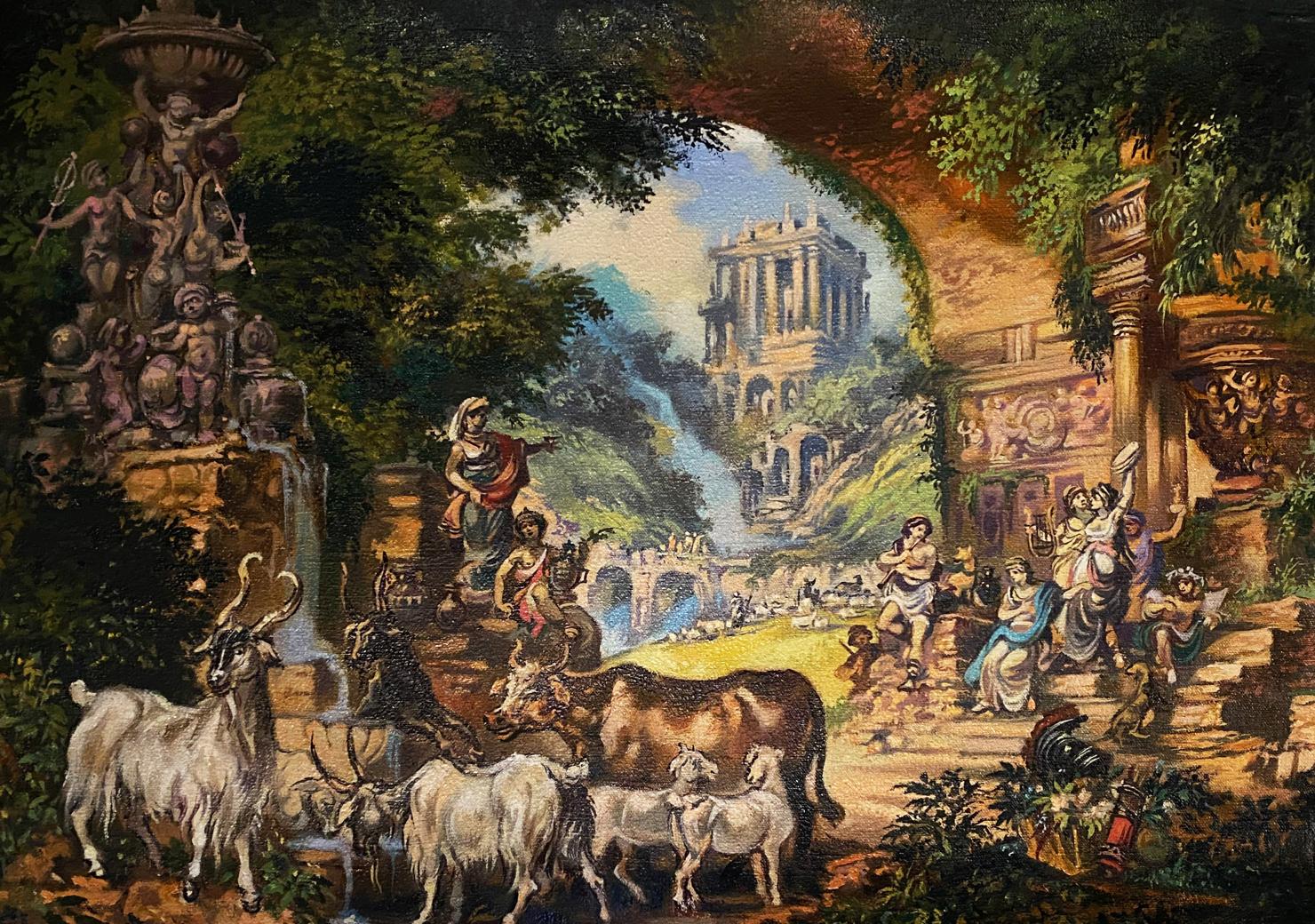 Oil painting Antique motive buy