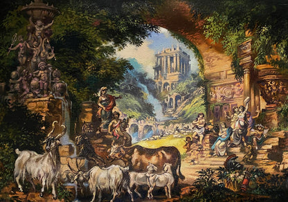 Oil painting Antique motive buy