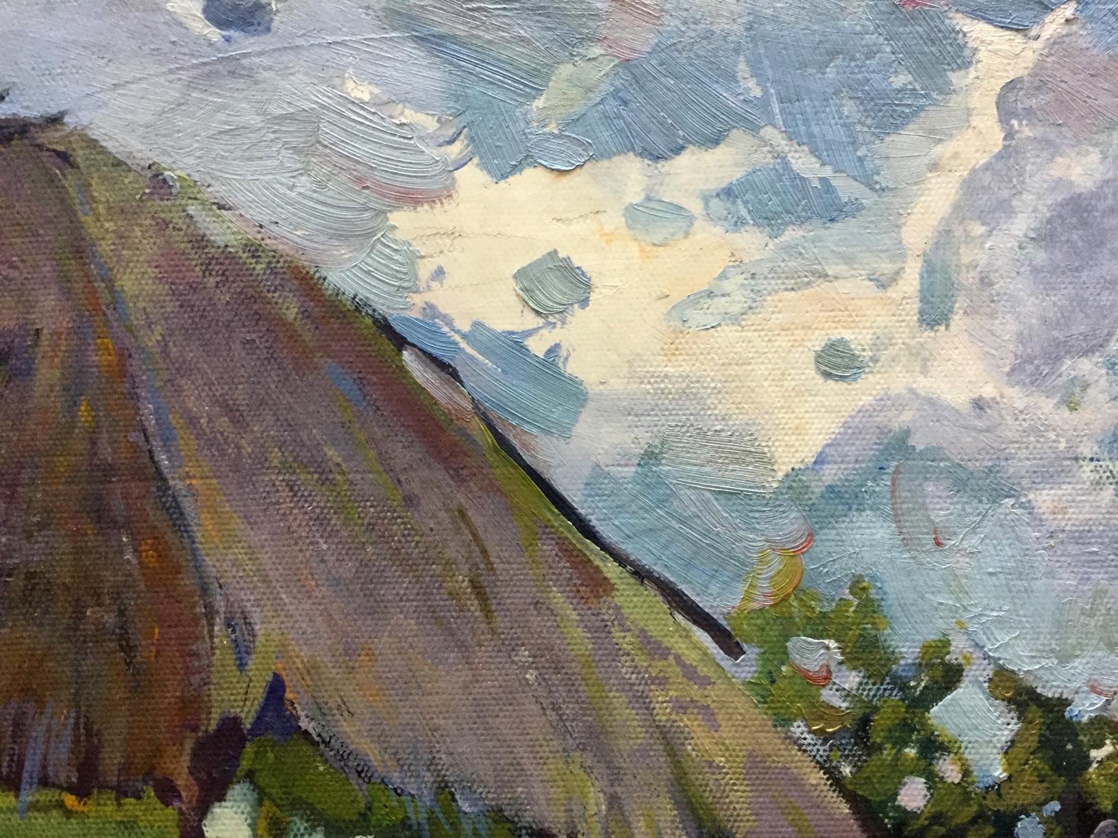 Oil Painting Clouds Art