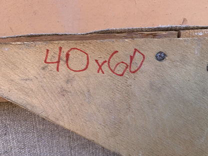 Oil painting rural oasis