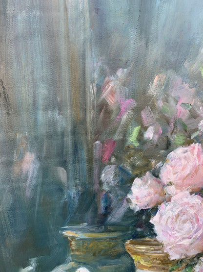 Oil painting Rural routine