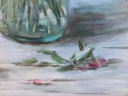 Oil painting Rural routine