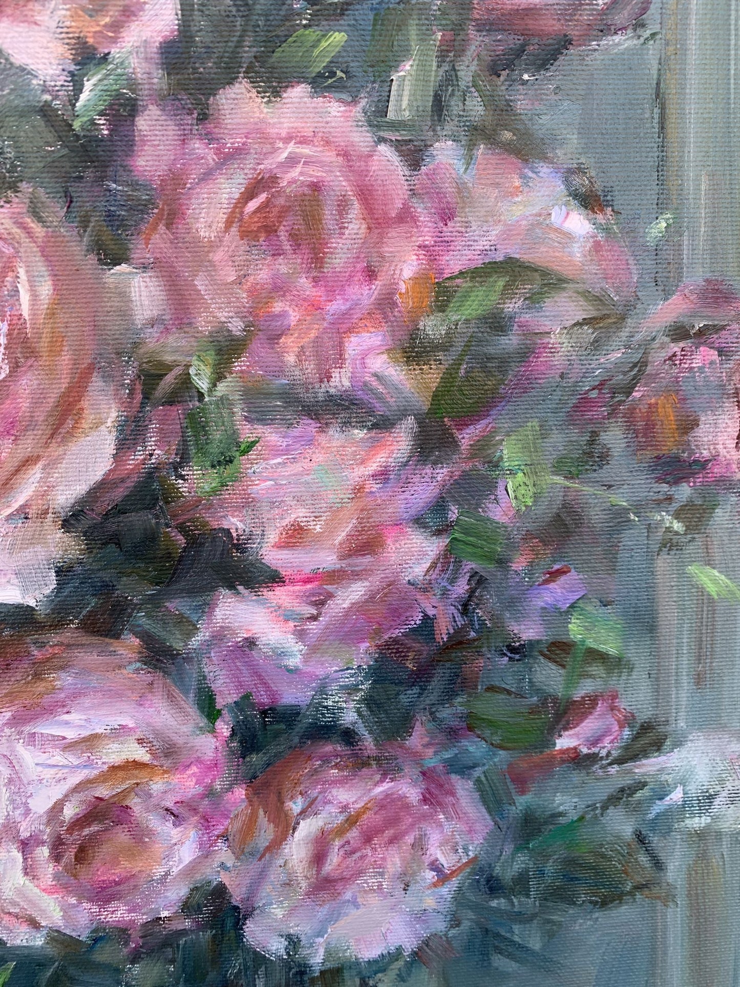 Oil painting Rural routine