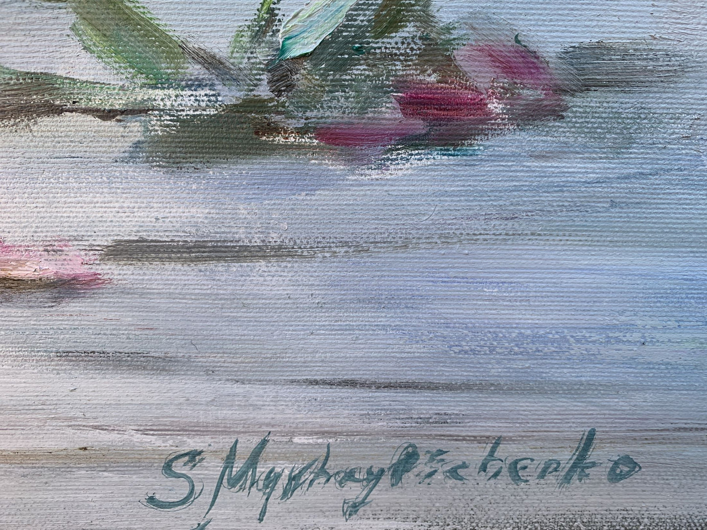 Oil painting Rural routine