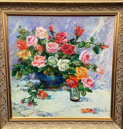Oil painting Still life Tamara Aleksandrovna Khitrova