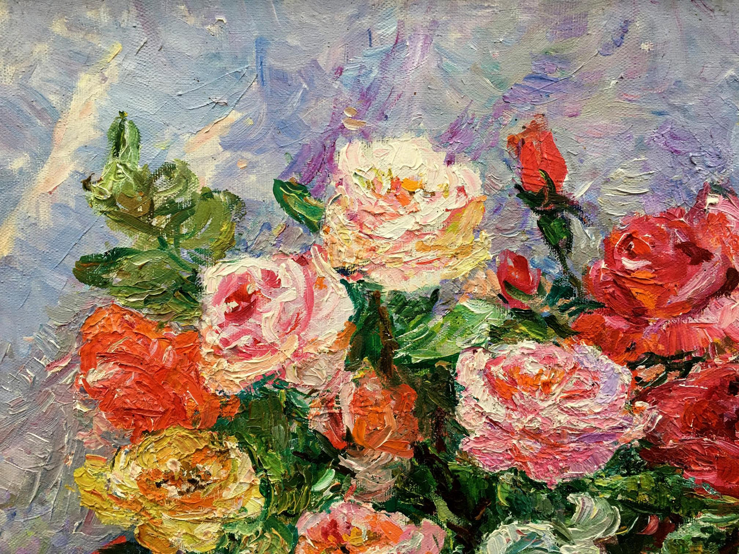 Oil painting Still life Tamara Aleksandrovna Khitrova