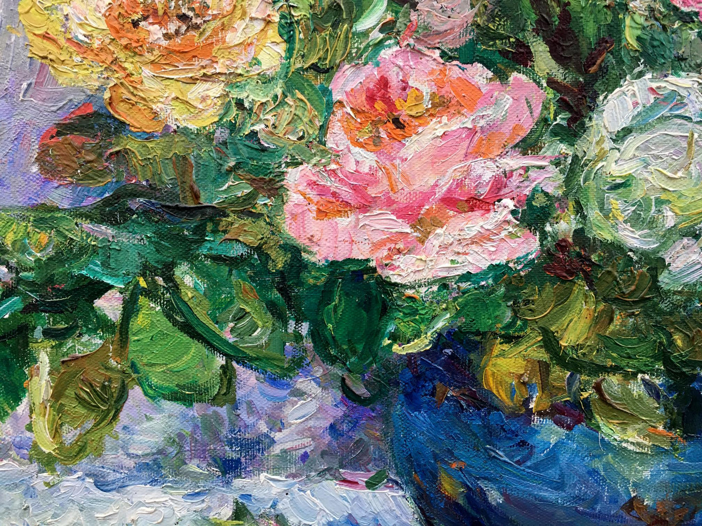 Oil painting Still life Tamara Aleksandrovna Khitrova