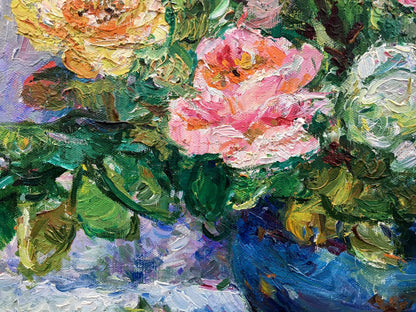 Oil painting Still life Tamara Aleksandrovna Khitrova