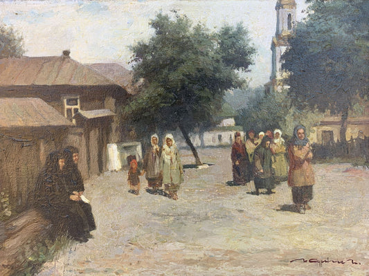 Oil painting painting Sunday Zhurka