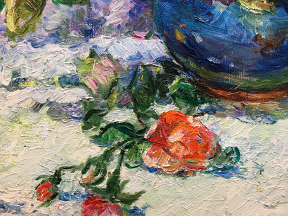 Oil painting Still life Tamara Aleksandrovna Khitrova