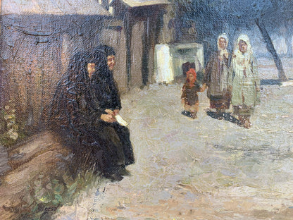 Oil painting painting Sunday Zhurka