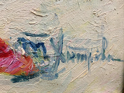 Oil painting Still life Tamara Aleksandrovna Khitrova