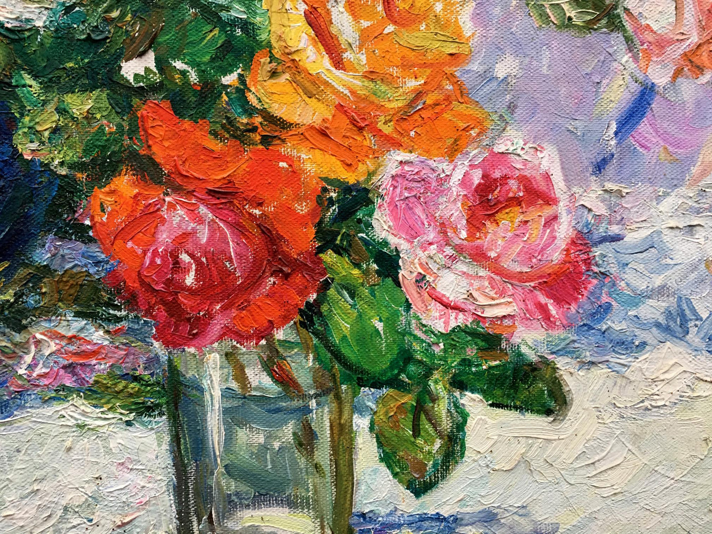 Oil painting Still life Tamara Aleksandrovna Khitrova