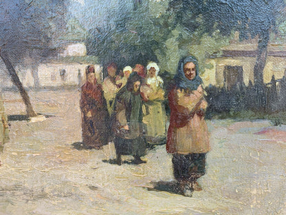 Oil painting painting Sunday Zhurka