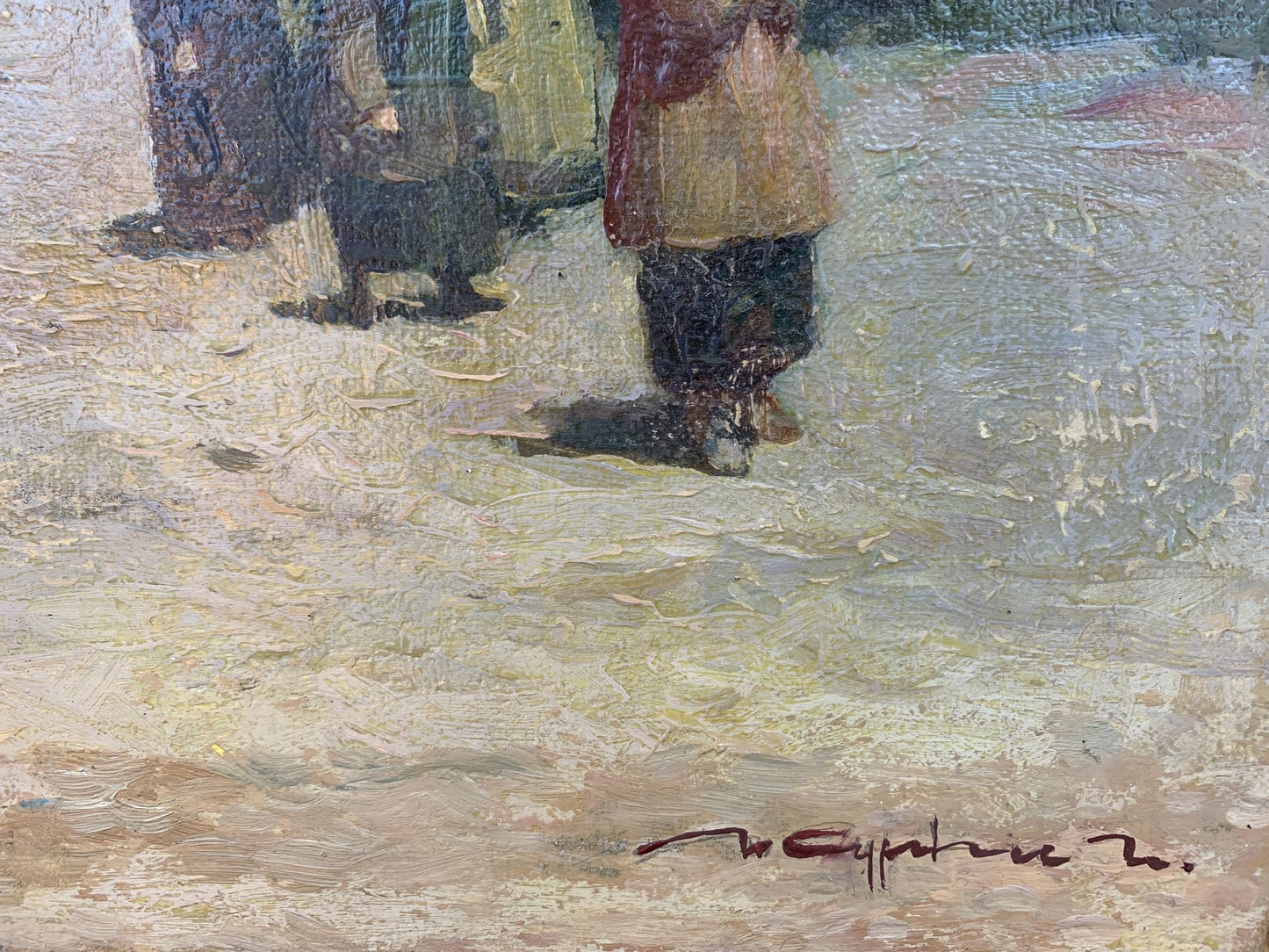 Oil painting painting Sunday Zhurka