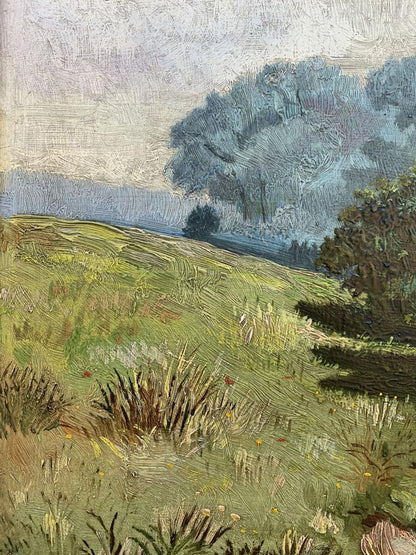 Oil painting shade on a sunny day Koltunov A.