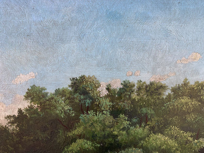 Oil painting shade on a sunny day Koltunov A.