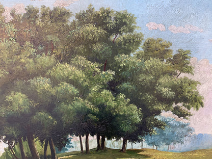 Oil painting shade on a sunny day Koltunov A.