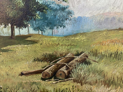 Oil painting shade on a sunny day Koltunov A.