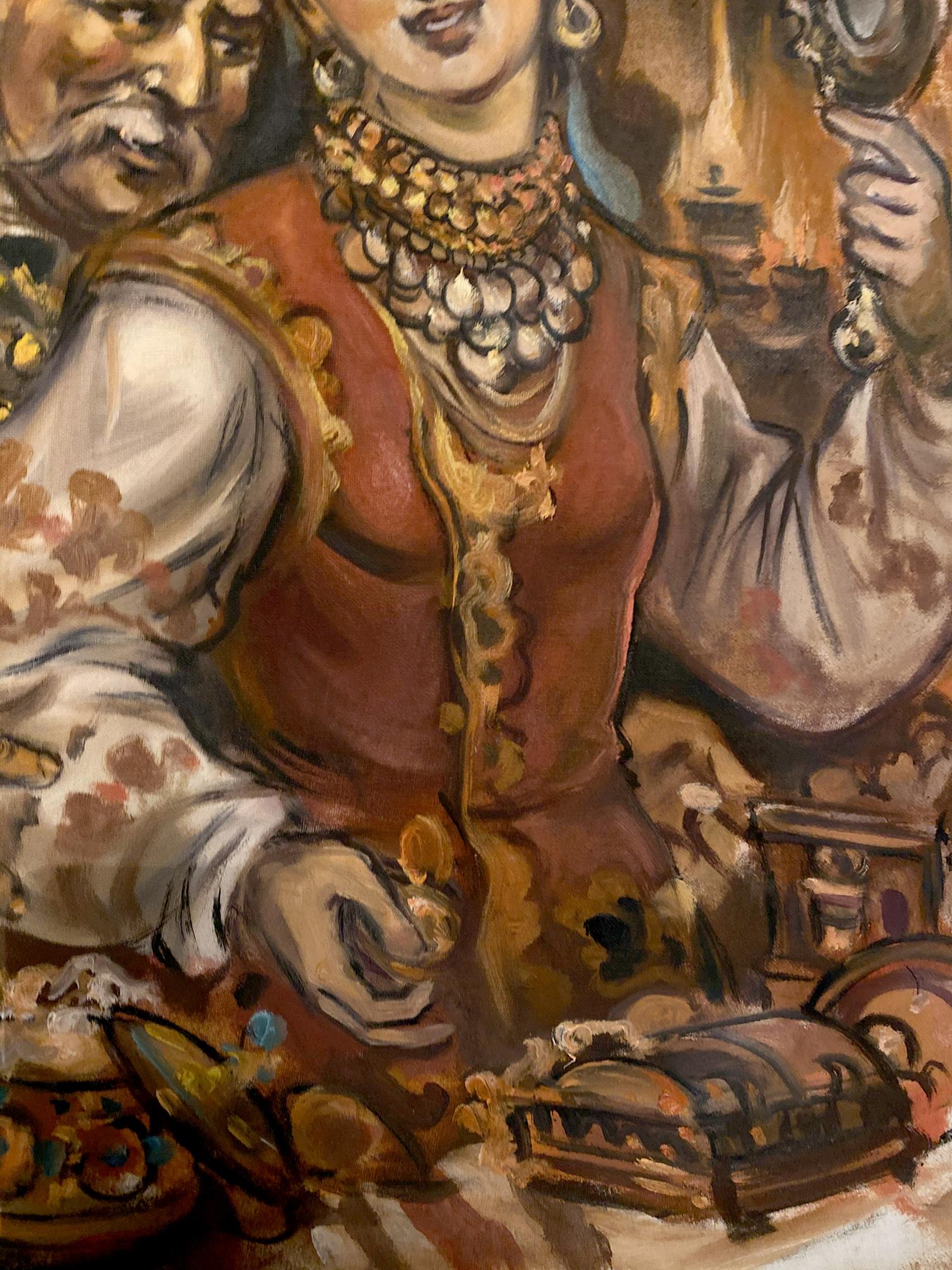 oil painting girl
