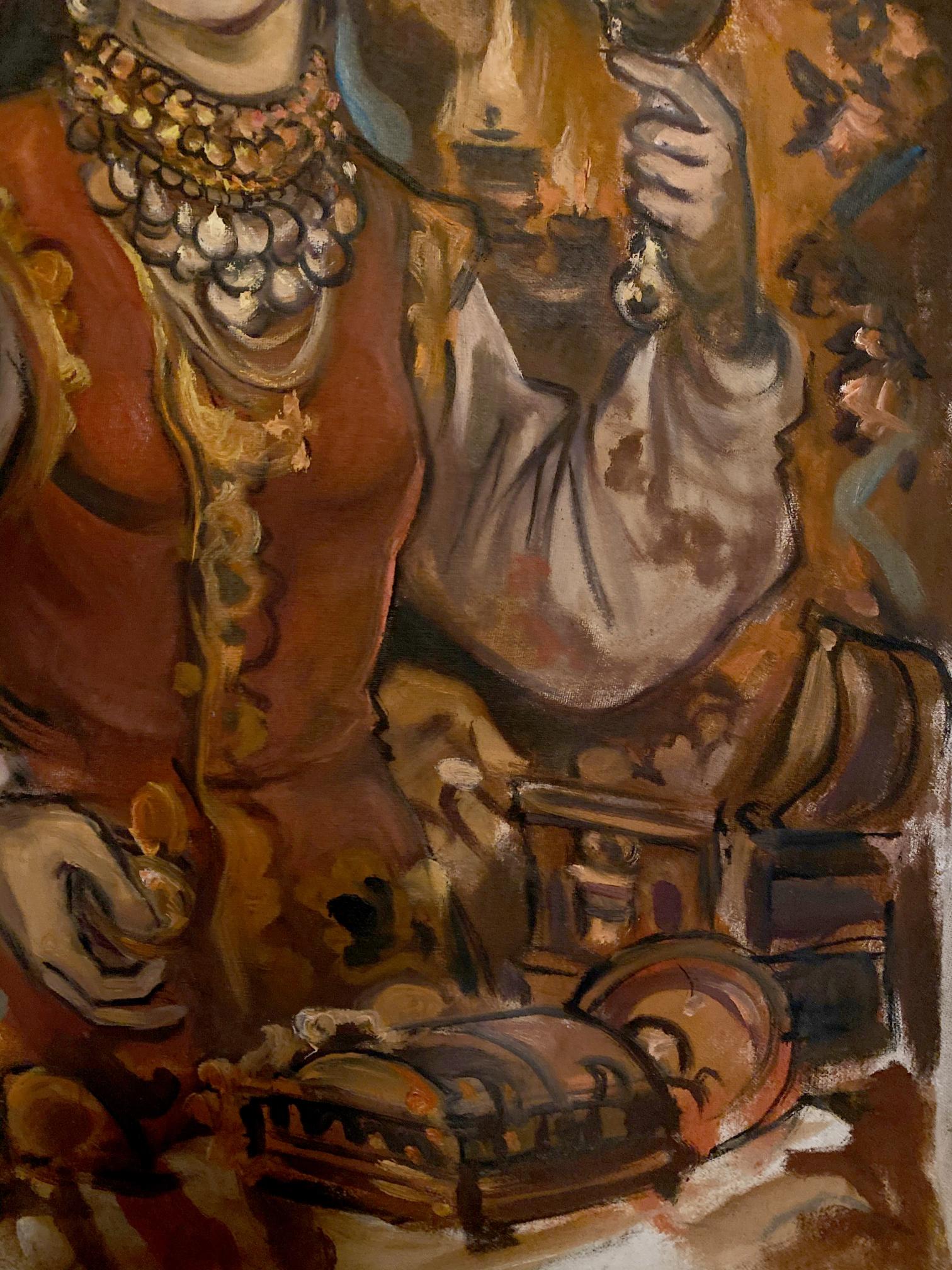 oil painting table