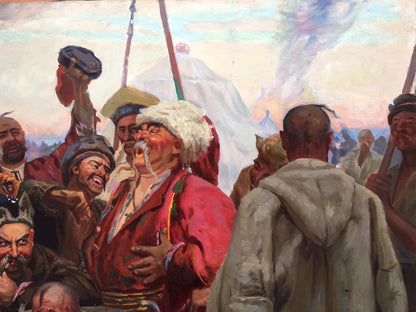 Cossacks Zaporozhtsy oil painting