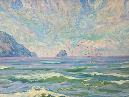 Oil painting Seascape Dubish Ivan Ivanovich