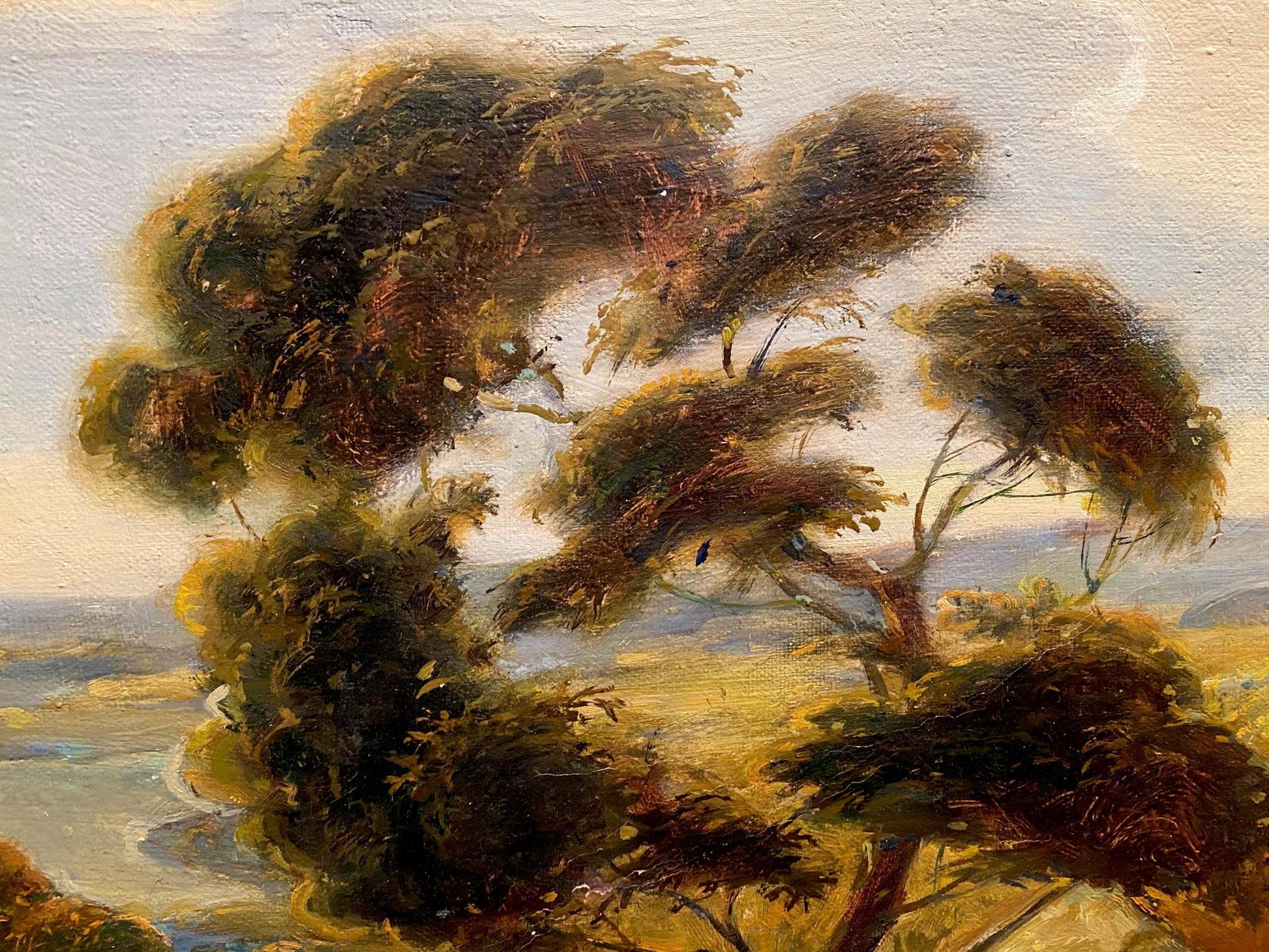 oil forest art