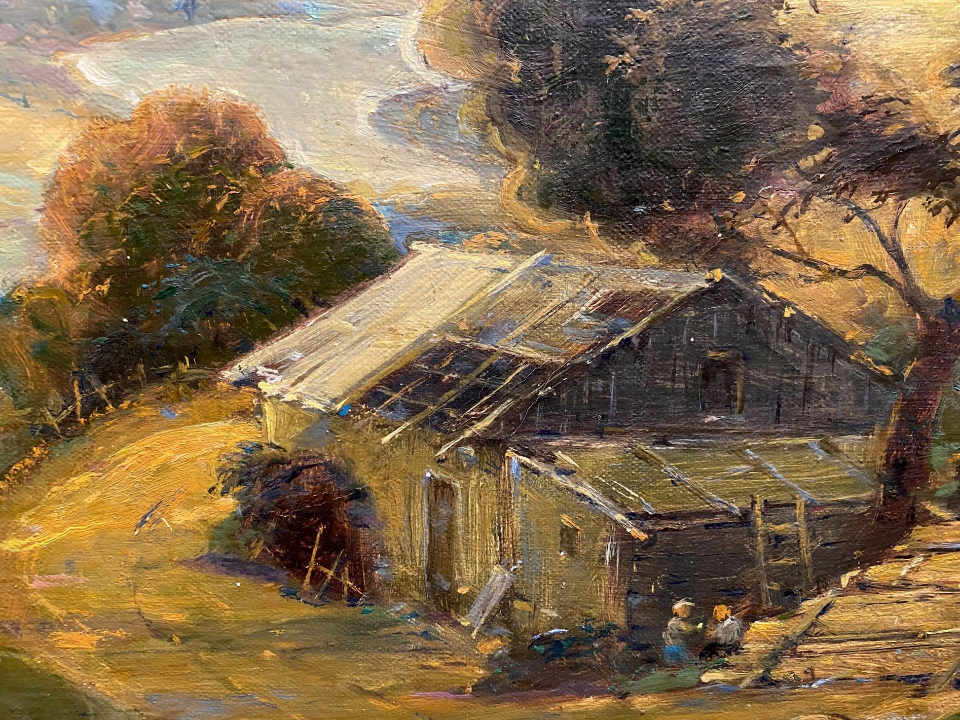 houses painting art