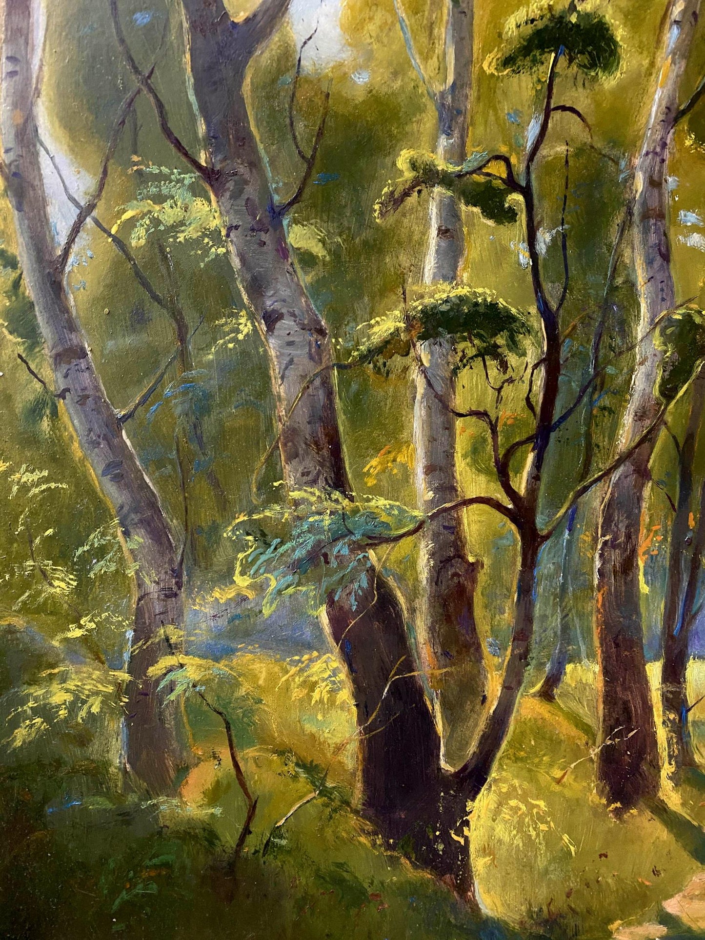 forest landscape painting